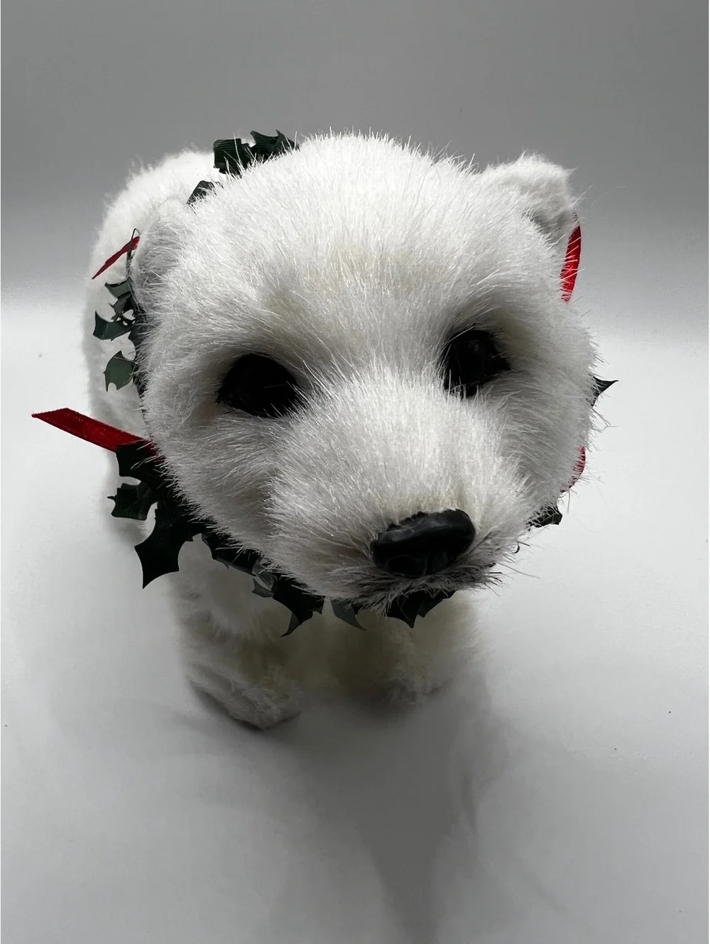2014 Beyers Choice Hard Plush Christmas Polar Bear little beard